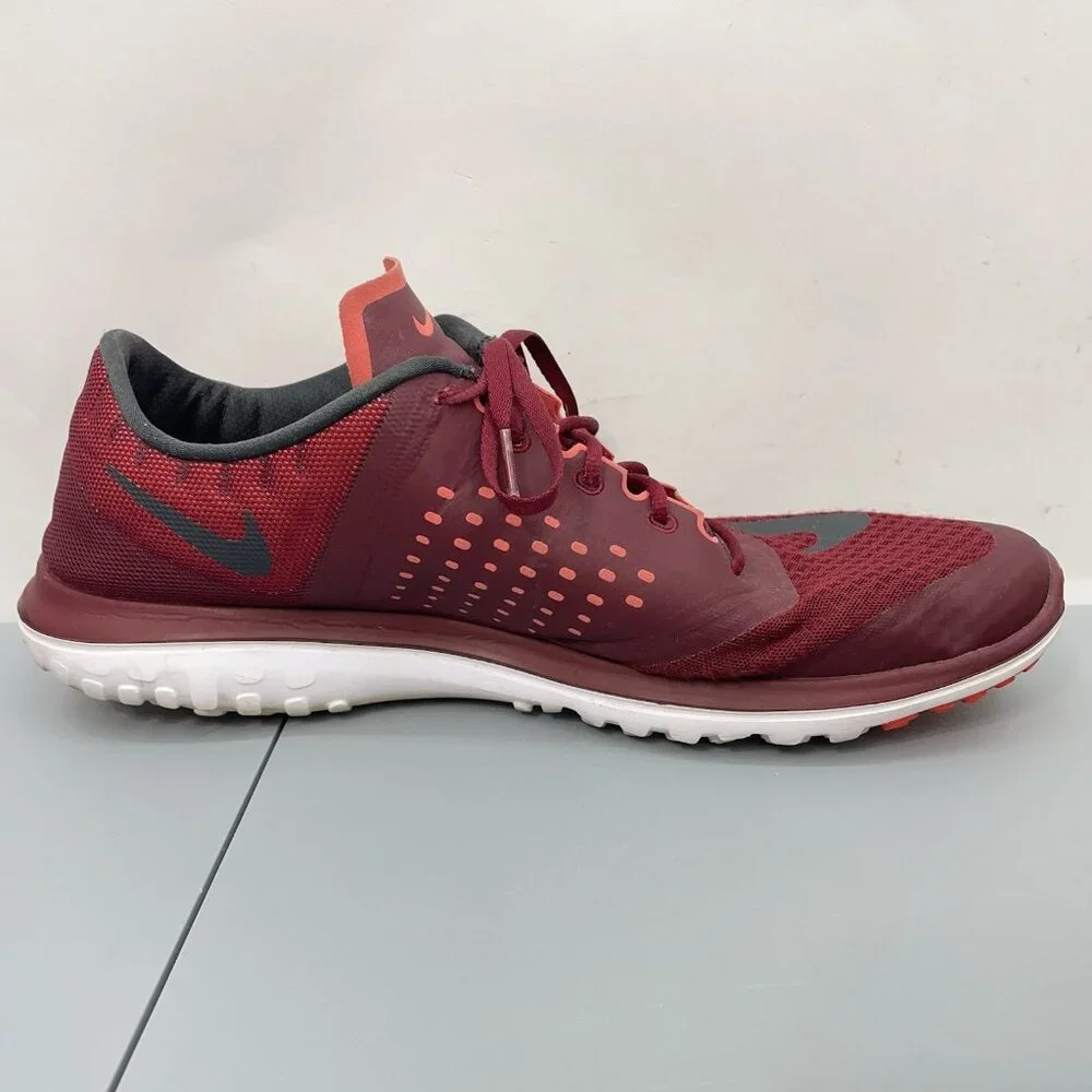 Nike FS Lite‎ Run 2 Sneakers Shoes Running Training Athletic Red Mens 13
